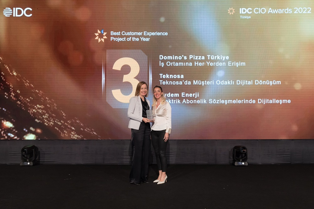 Aydem ve Gediz Perakende "IDC CIO Ödülleri 2022"de Üçüncülük Ödülü Aldı